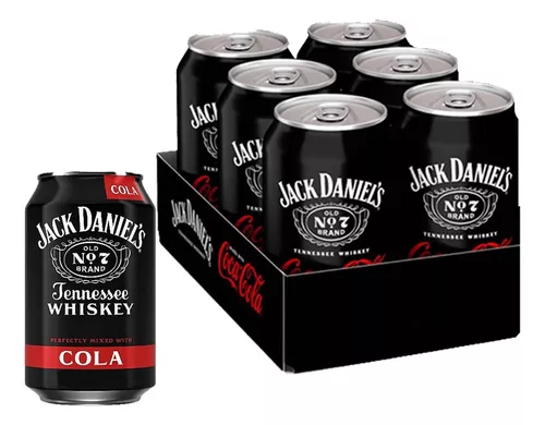 Bebida Whisky Lata Jack Daniels Cola 330ml C/06-jack Daniels