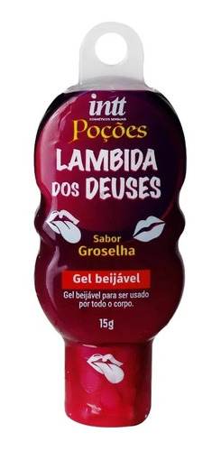 Gel Lubricante  Femenino Lamida De Los Dioses Groselha