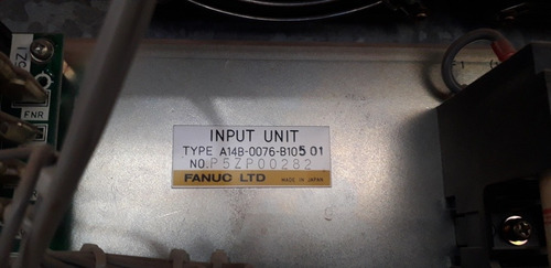 Input Unit Type A14b-0076-b105 Fanuc (Usado)