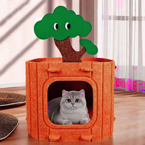Casa De Gato Cama De Gato Cave Cabaña 33cmx33cmx26cm