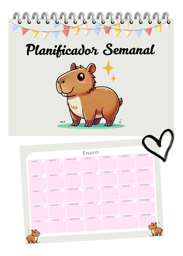 Kit Imprimible +40 Planners A4 +pdf + Editables Aloha