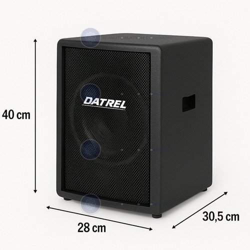 Caixa Ativa Datrel 150w 8 Bluetooth P/ Salas De Aula