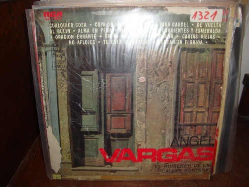 Vinilo Angel Vargas El Ruiseñor Calles Porteñas Volumen 2 T3