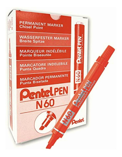 Paquete Pentel De México N60-b Marcador Permanente N60, Col