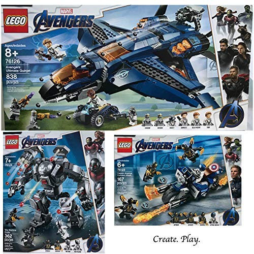 Marvel Lego Avengers Ultimate Quinjet (76126) + War Machine