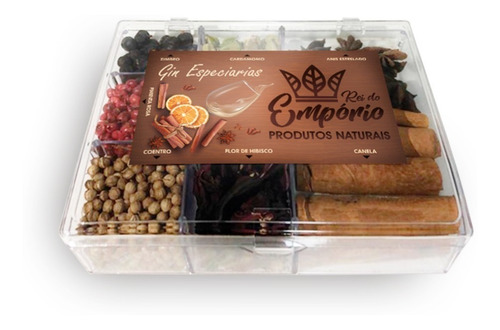 Imagem 1 de 5 de Kit Gin Tônica Com 07 Especiarias Gold Pronta Entrega