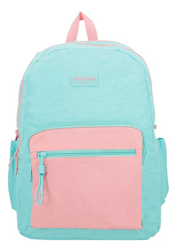 Mochila Para Notebook 16 Bradford Verde Água E Coral