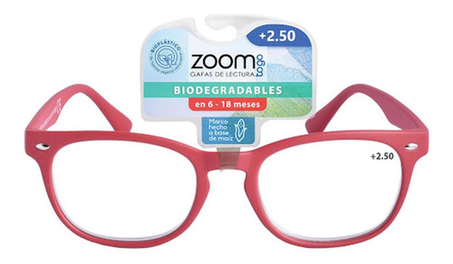 Gafas De Lectura Zoom To Go Biodegradables +2.50 X 1 Und