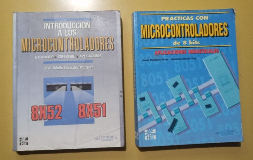 Lote De 2 Libros Microcontroladores 