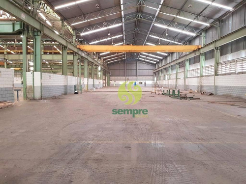 Imagem 7 de 22 de Galpão Industrial / Logístico 6.400 M² Com Ponte Rolante E Balança Rodoviaria - Ga1250
