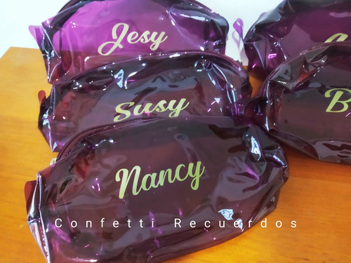 24 Cosmetiqueras Lapiceras Personalizadas Fiestas Eventos