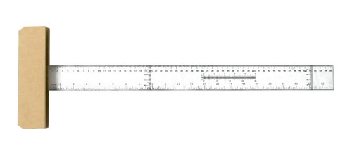 Imagen 2 de 5 de Regla T Transparente + Tabla De Dibujo 1/4 + Funda Set