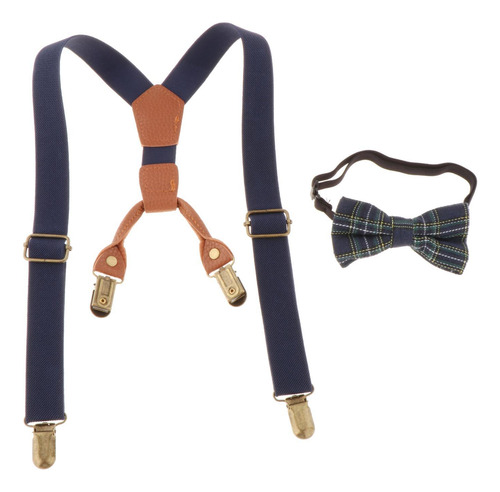 Conjunto De Tirantes Y Pajarita Para Niños Tirantes