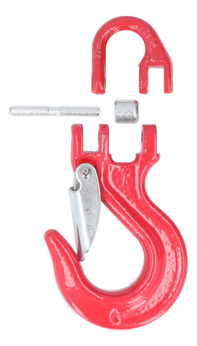 Gancho Para Grúa, Cabrestante, Remolque, Color Rojo, 2 T De