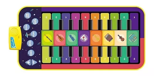 música infantil, jogo música chão piano pé criança, jogo toque música para  casa para meninos e meninas com mais 3 anos Riastvy