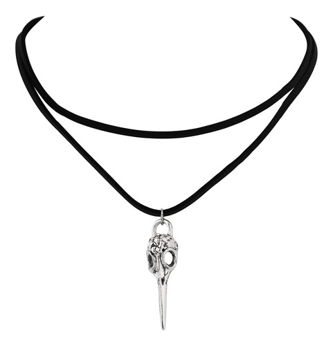 Collar De Calavera De Pájaro Gótico Sacina, Gargantilla De C