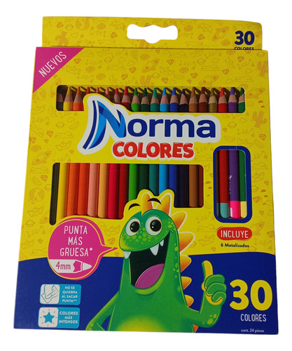 Colores Norma 30 Colores 24 Piezas