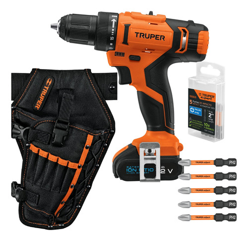 Kit Taladro Inalambrico12v, Estuche Porta Taladro