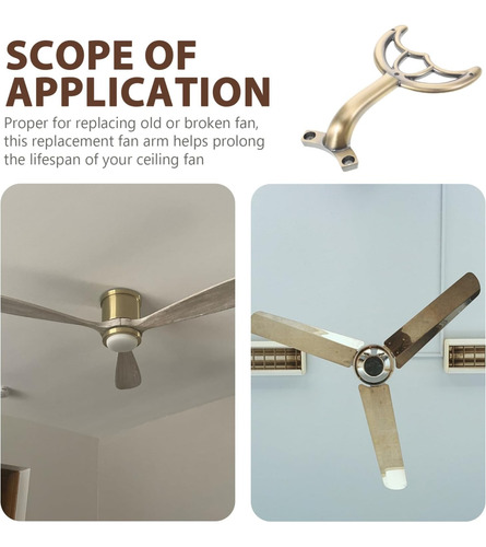 Barra De Soporte Del Ala Del Ventilador De Techo A, Reemplaz