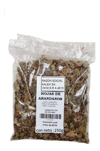 Hojas De Arandanos 250 G Lleve 3 Pague Solo Por 2