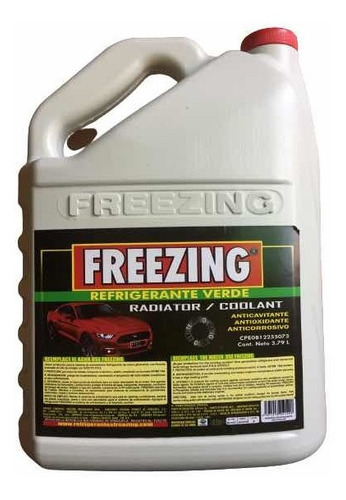 Refrigerante De Radiador Verde Freezing 3.79l!!!