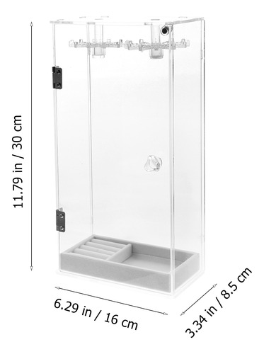 Organizador De Cadena Transparente Para Colgar Joyas Y Colla