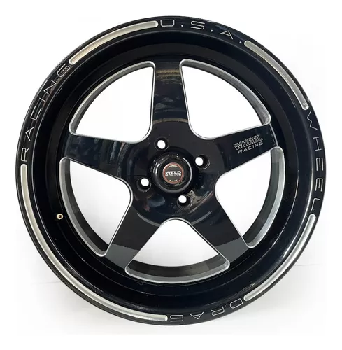 Jogo Roda Weld C65 Aro 17 4x100 - Racing / Turbo / Raw