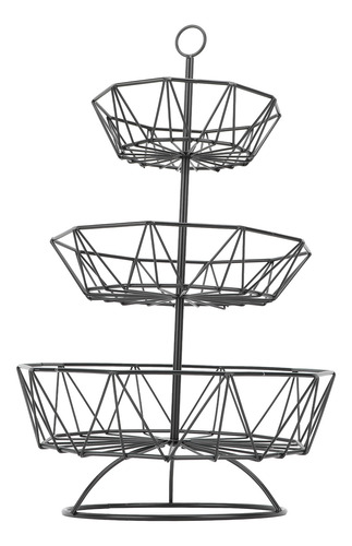 Candy Buffet Rack, Bandeja De Frutas De 3 Camadas Em Ferro F
