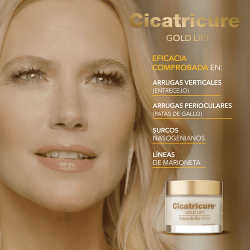 Crema de Día Cicatricure Gold Lift para todo tipo de piel de 50mL/50g 60+ años