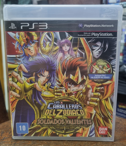 Caballeros Del Zodiaco Soldados Valientes - Fisico Ps3 Novo