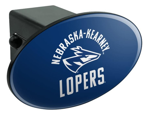 University Of Nebraska At Kearney Lopers Logo Oval Tow Hitch