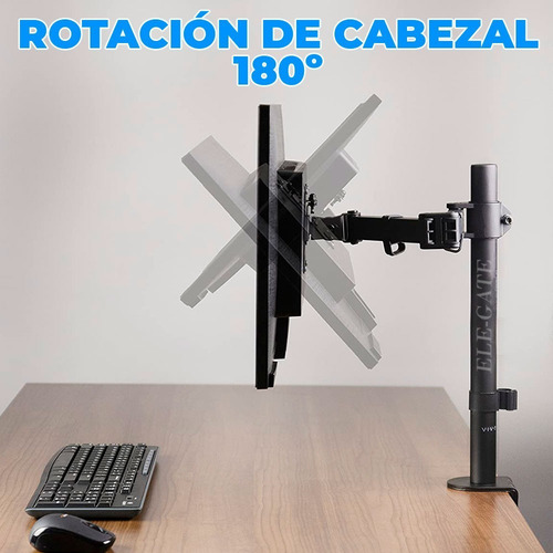 Soporte Para Pantalla Vertical De 19 A 32 Pulgadas Negro