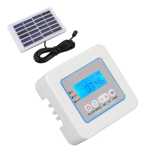 Kit Microautomático De Riego Por Goteo, Temporizador Solar P