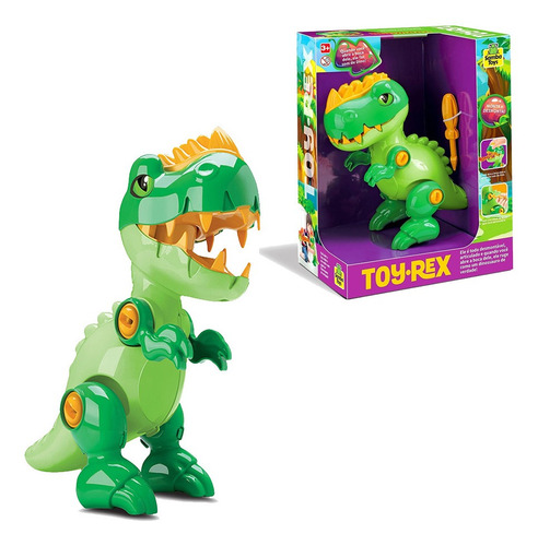 Imagem 5 de 5 de Dinossauro Toy Rex Monta E Desmonta - Samba Toys