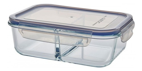 Pote Hermético Com Tampa Retangular Duplo 1.5l - Hauskraft
