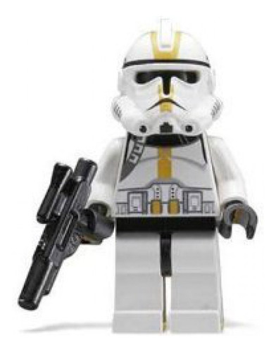 Figura Lego Star Wars (amarilla) De Clone Trooper