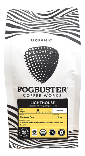 Fogbuster Coffee Works - Cafe Molido De 10 Onzas, Tostado Al