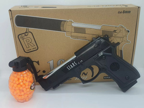 Pistola A Balines Berreta Metal Y Polimero C19 +500 Balines