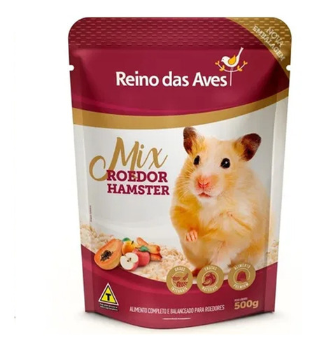 Alimento Para Hamster Gold Mix Premium - 500g