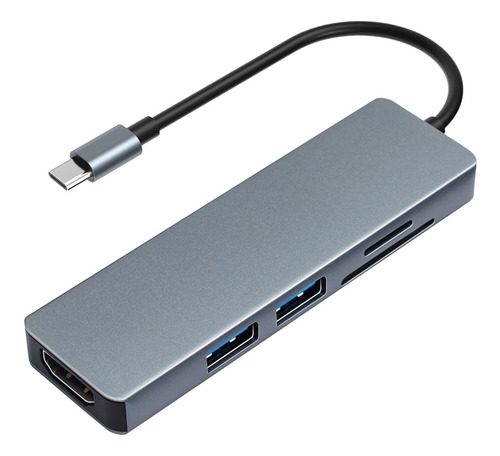 Imagem 3 de 9 de Tc18 5 Em 1 Multifuncional Usb Tipo C Hub Adaptador Usb C Pa