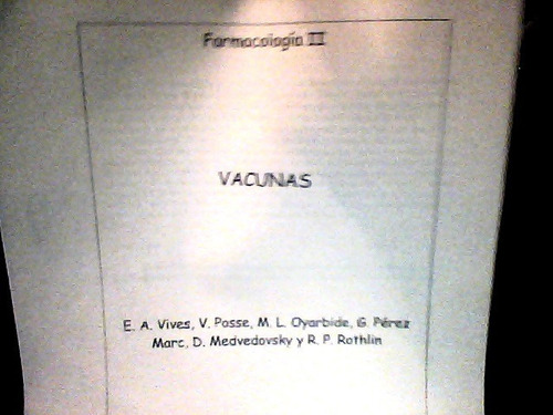 Apuntes Farmacologia Ii / Catedra 3 / Rothlin / 2° Parcial