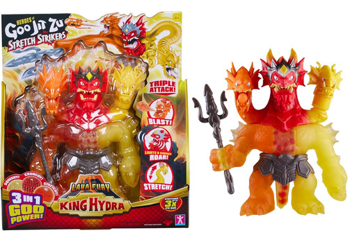 Goo Jit Zu Heroes Of Stretch Strikers King Hydra Figura