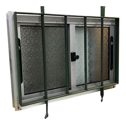 Ventana Para Baño + Reja / Medidas 0.50 X 0.30