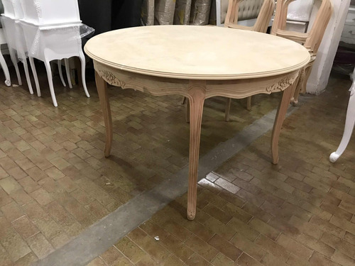 Mesa De Comedor De Estilo Francés Redonda