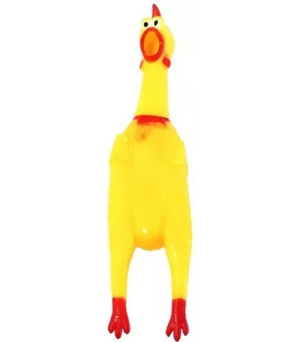 Pollo Chillon Juguetes Broma Niños Amarillo Jumbo Gallo 16cm