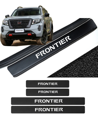 Sticker Protección De Estribos Puertas Nissan Frontier