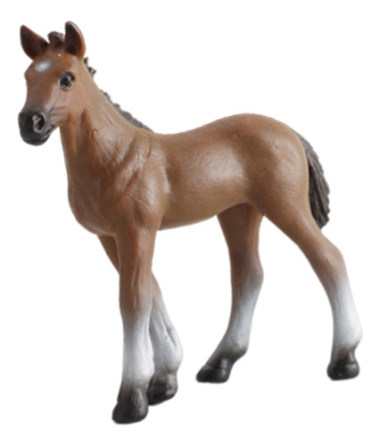 Adorno De Modelo De Caballo De Simulación De Color Marrón Cl