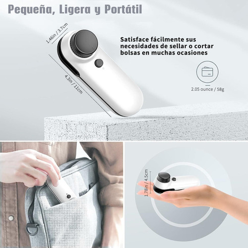 Mini Selladora De Bolsas, Máquina De Sellado Portátil