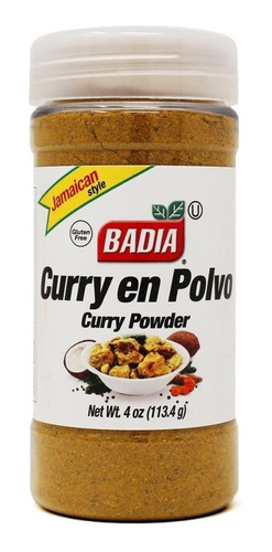 Badia Curry En Polvo 113,4 G Libre De Gluten Producto Kosher