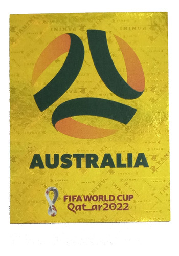 Figurita Aus 1 Escudo Australia Mundial Qatar 100% Original